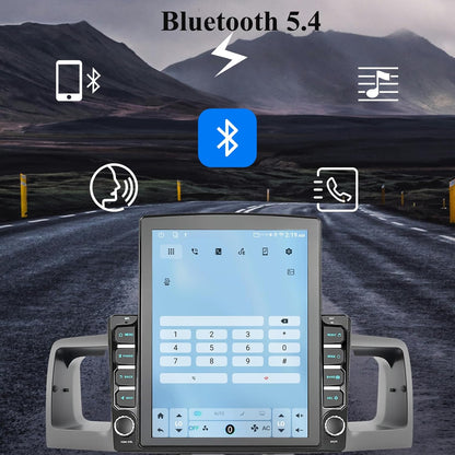 9.7" Android 15 Car Radio Compatible with Toyota Corolla 2003-2008(Non-J.B.L Version), Wireless CarPlay/Android Auto, 2G+64G, GPS, Bluetooth 5.1, Supprt Steering Wheel Control & Backup Camera